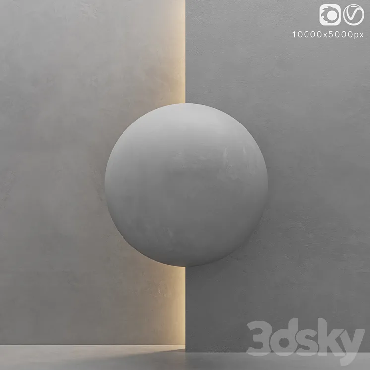 Gray stucco texture 3DS Max