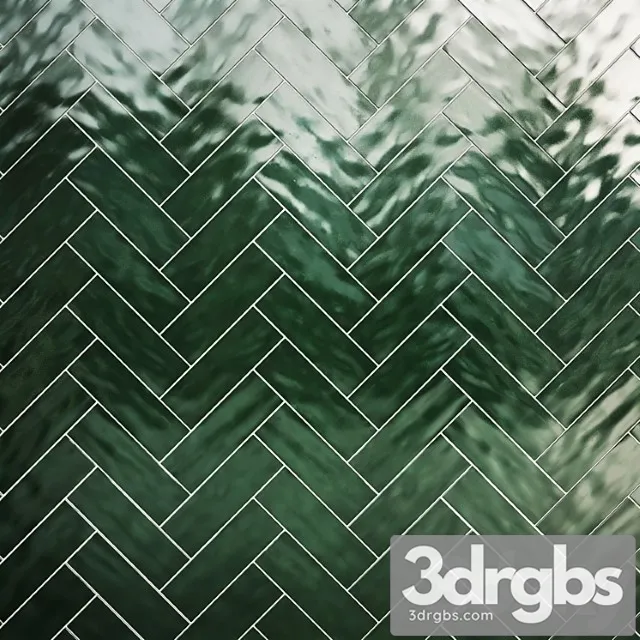 Green botle tiles