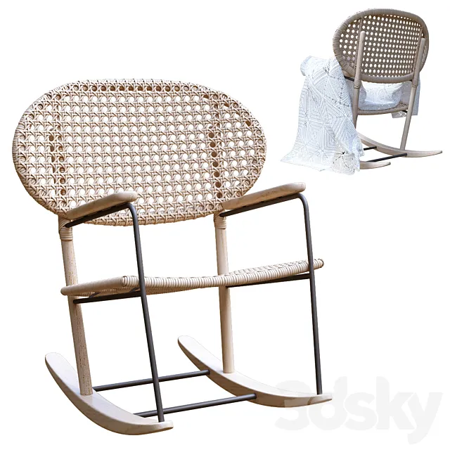 GREENADAL Rocking chair IKEA 3DSMax File
