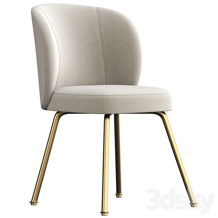 Greer Upholstered Dining Chair 3DS Max