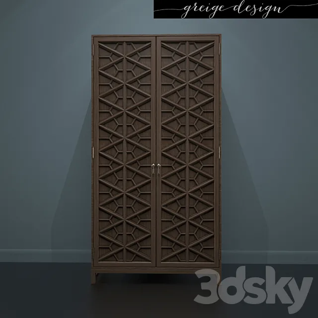 Greige Design _ Salem Hutch 3ds Max