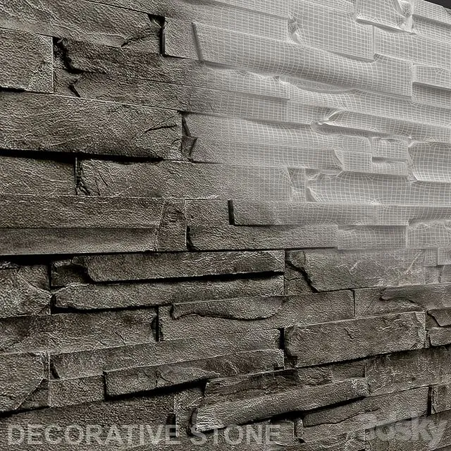 Grey stone 3dsMax Model