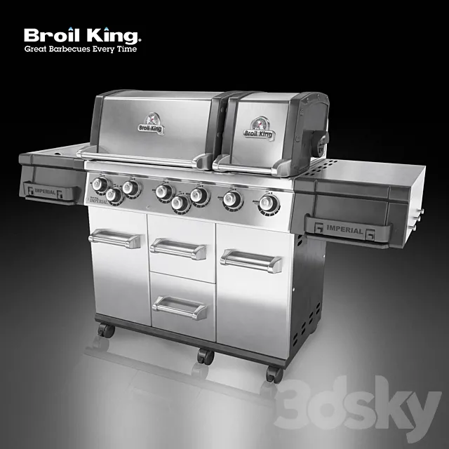 Grill Broil King IMPERIAL XL 3DSMax File