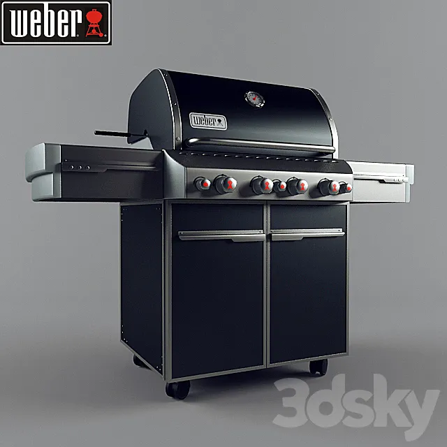 grills WEBER 3DS Max Model