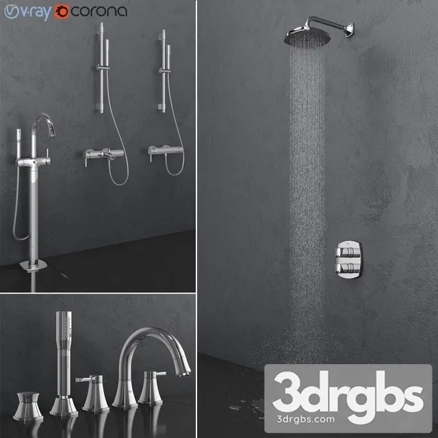 Grohe Bath and Shower Faucets 3dsmax Download