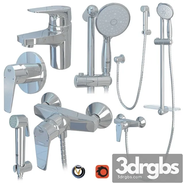 Grohe bauflow faucet set