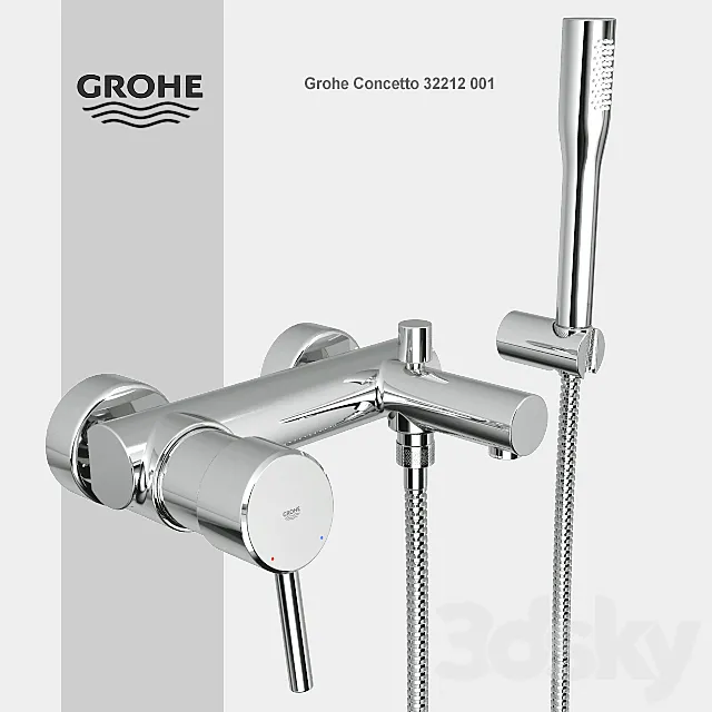 Grohe Concetto 32212 001 3DS Max Model