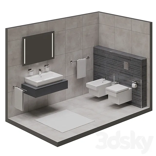 GROHE CUBE set 3DSMax File