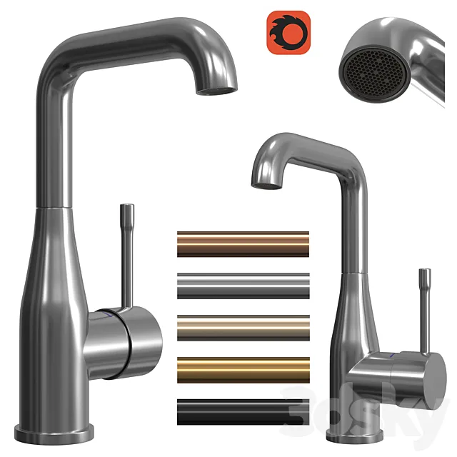 Grohe Essence 32628 washbasin mixer 3ds Max