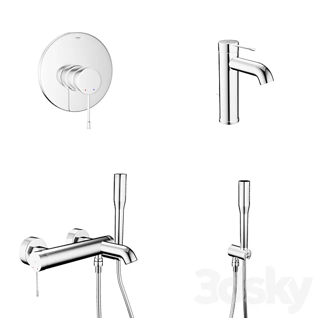 Grohe Essence New set 3DS Max Model