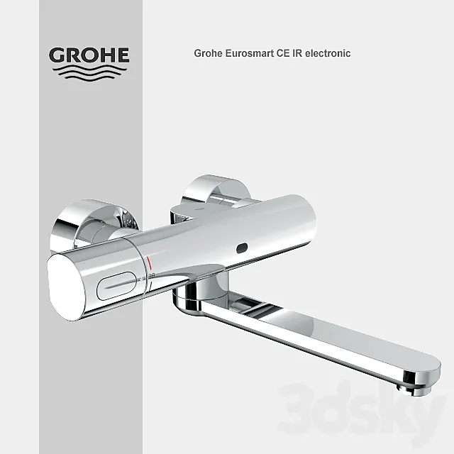 Grohe Eurosmart CE IR electronic 3ds Max