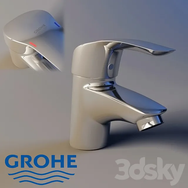 Grohe faucet sink 3DS Max Model