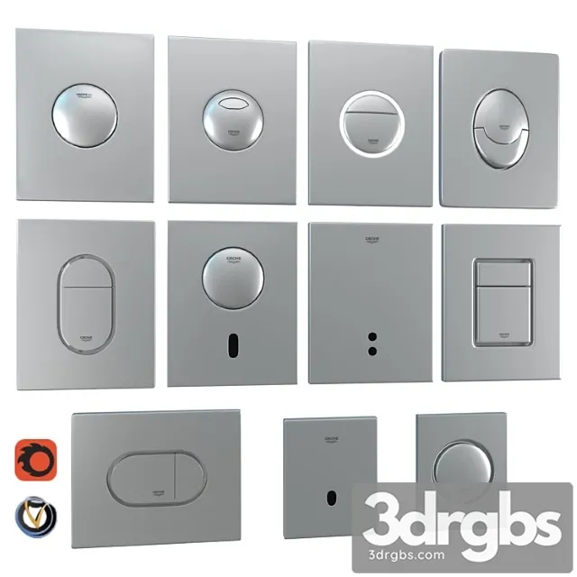 Grohe Flush Plates For Installation 3dsmax Download