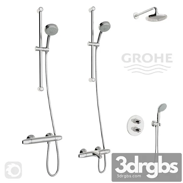 Grohe Grohtherm 1000 Thermostat Set 3dsmax Download