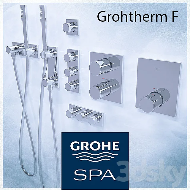 Grohe Grohtherm F 3DS Max Model