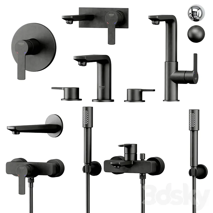 GROHE Linear Set 2 3DS Max Model