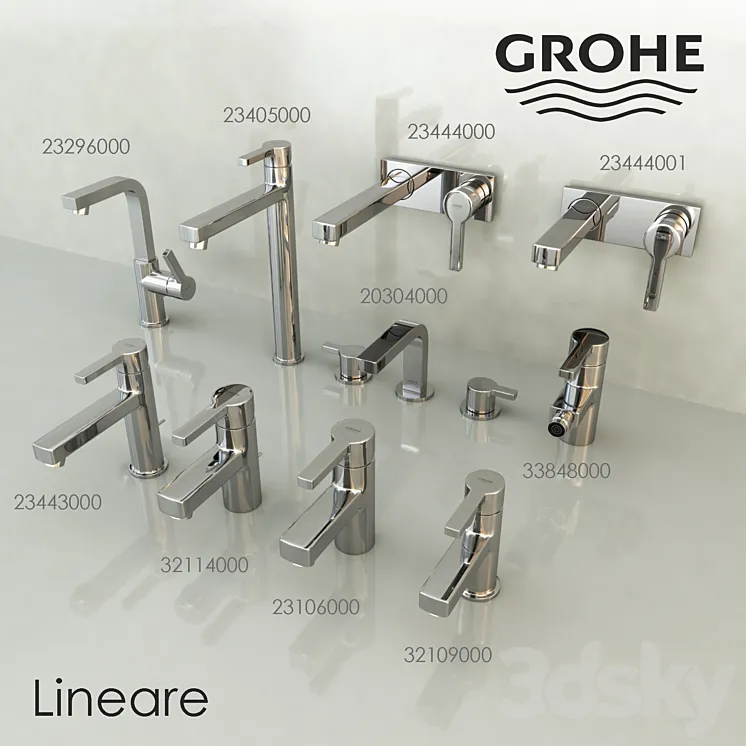 GROHE Lineare 3DS Max
