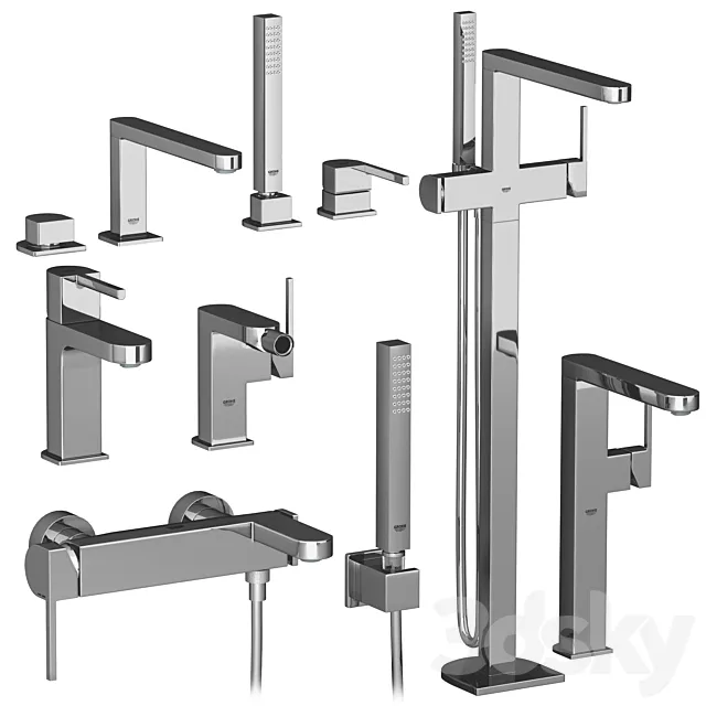 GROHE Plus set 6 3DS Max Model