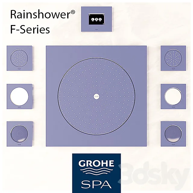 Grohe Rainshower F-Series 3DS Max Model