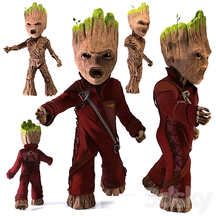 Groot 3DS Max