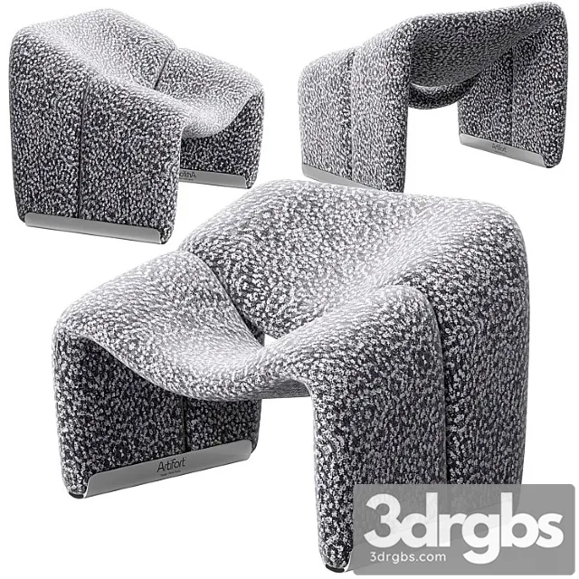 Groovy lounge chair f598 3dsmax Download