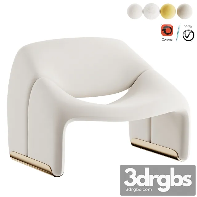Groovy Lounge Chair For Artifort 1 3dsmax Download