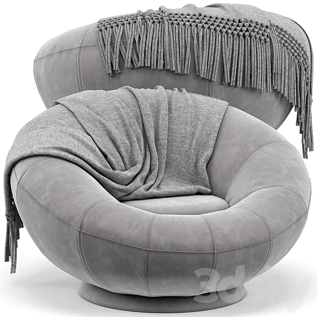 Groovy swivel chair 3DS Max Model