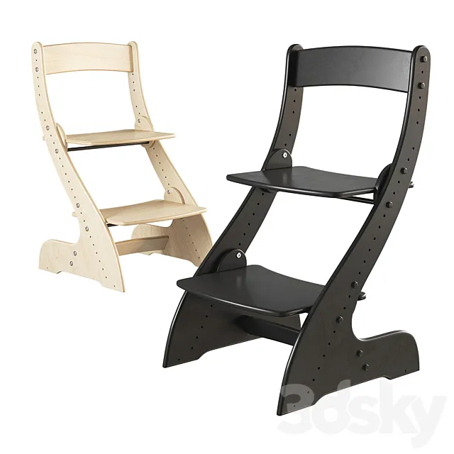 Growing chair Pavlin Kuzya 3DS Max Model