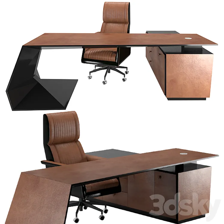 GT Supercarbon Desk 3DS Max Model