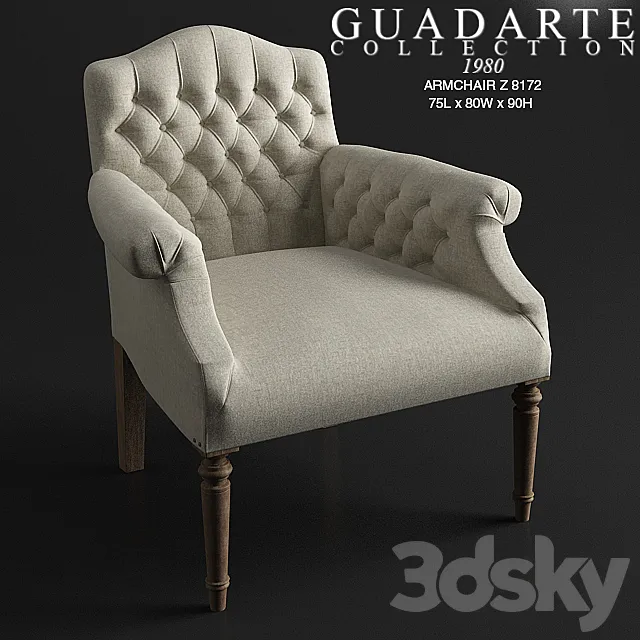 GUADARTE Armchair Z 8172 3ds Max