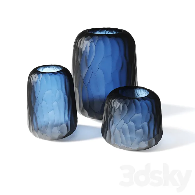 Guaxs Smoke blue set 3ds Max