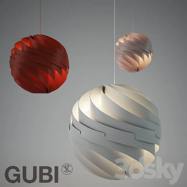 Gubi _ Turbo pendant L by Louis Weisdorf 3DSMax File