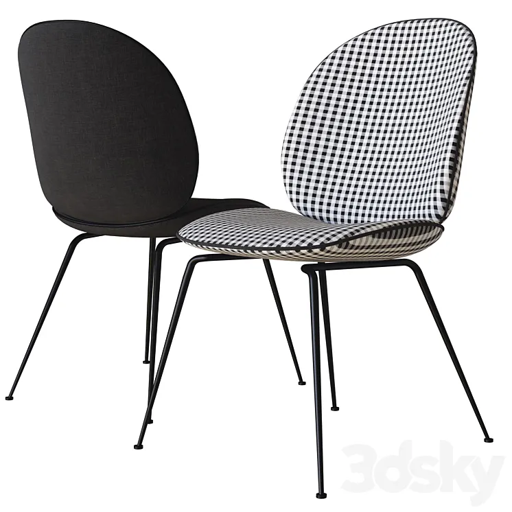 gubi beetle dining chair 3DS Max