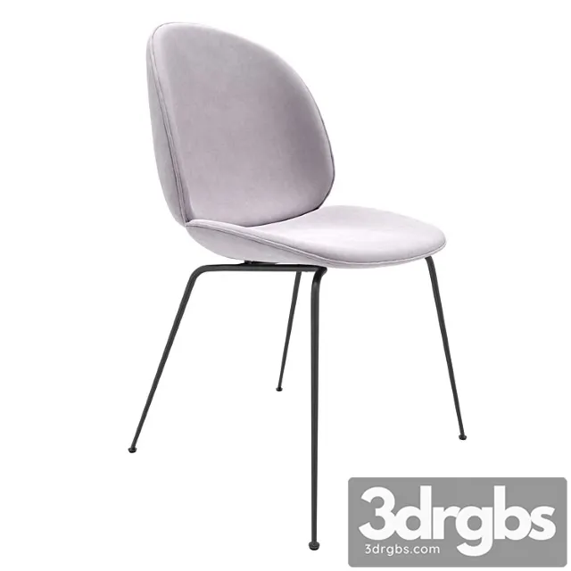 Gubi beetle dining chair velvet (fully upholstered conic base) 2 3dsmax Download