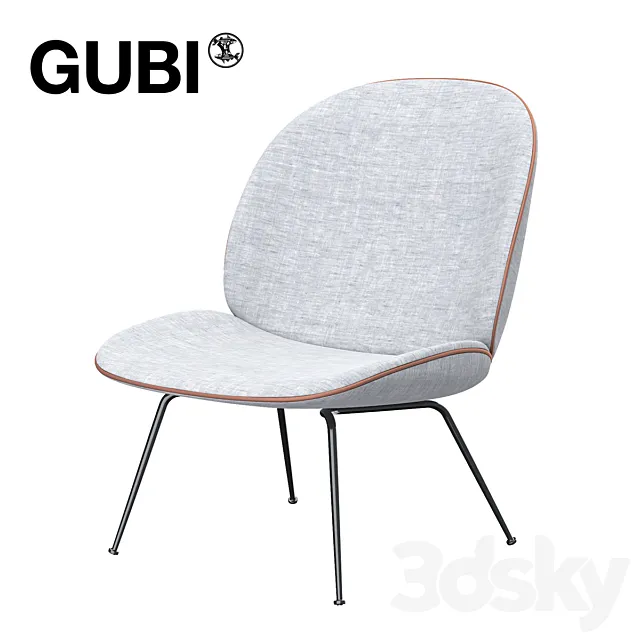 Gubi Beetle Lounge Chair 3DSMax File