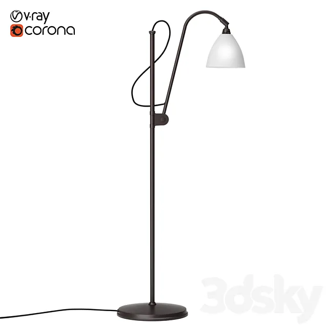 Gubi BL3 Floor Lamp 3DS Max Model