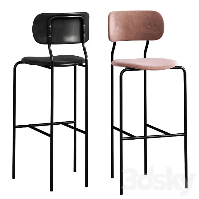 GUBI Coco Bar Chair 3ds Max