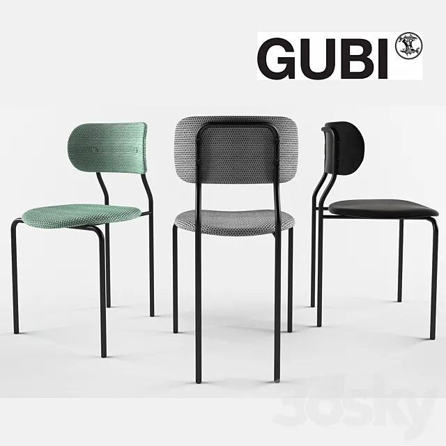 GUBI Coco Dining Chair 3ds Max