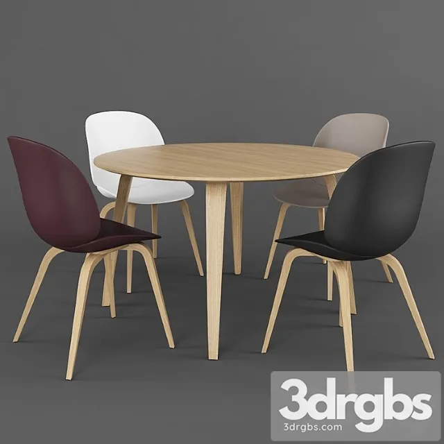 Gubi dining group 2 2 3dsmax Download