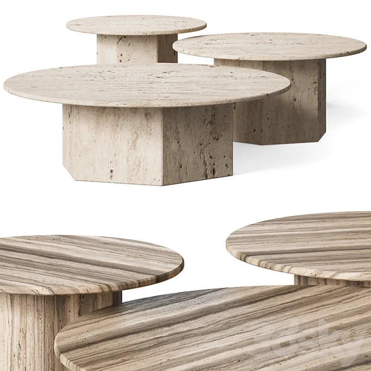 Gubi Epic Coffee Tables 3DS Max