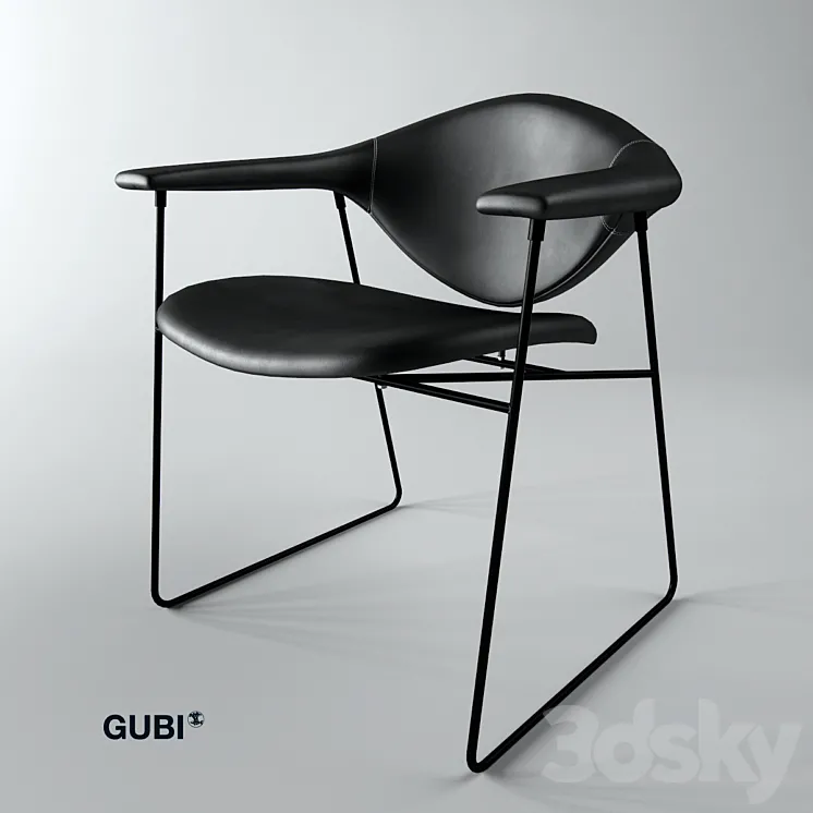 GUBI Masculo Chair 3DS Max