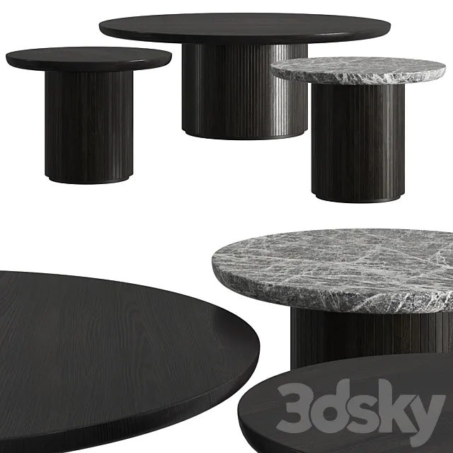 Gubi Moon Coffee Round Tables 3DS Max Model