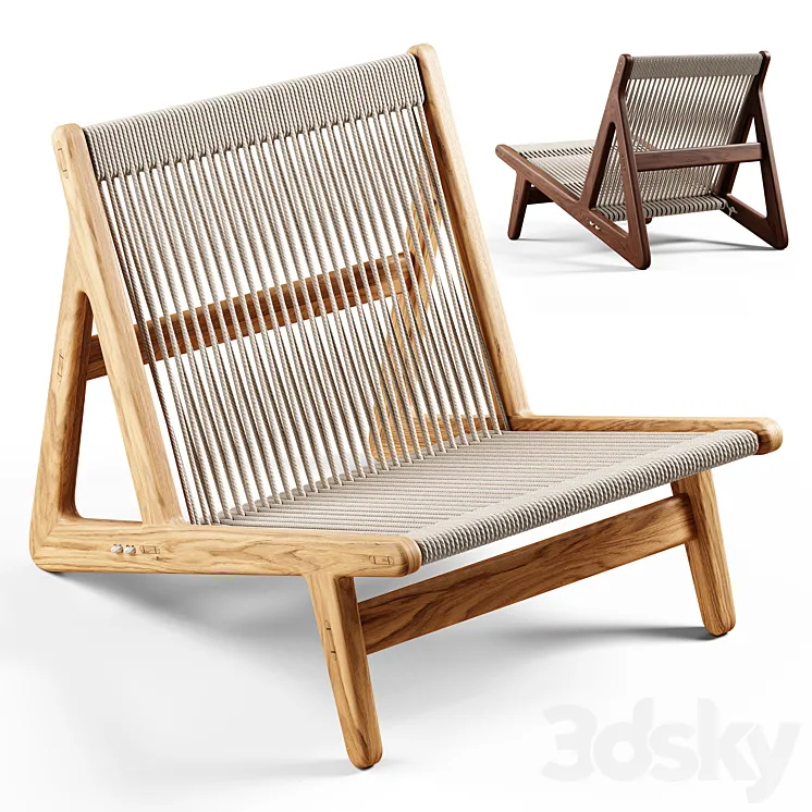 GUBI – MR01 Initial Lounge Chair 3DS Max