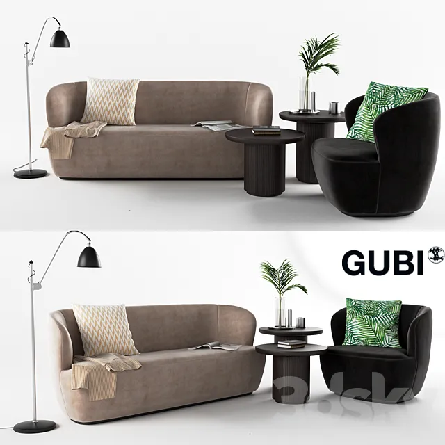 GUBI STAY SOFA 3ds Max