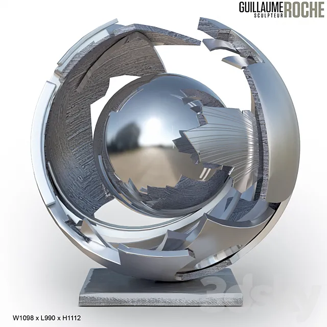 Guillaume Roche Sculpture 3DS Max Model