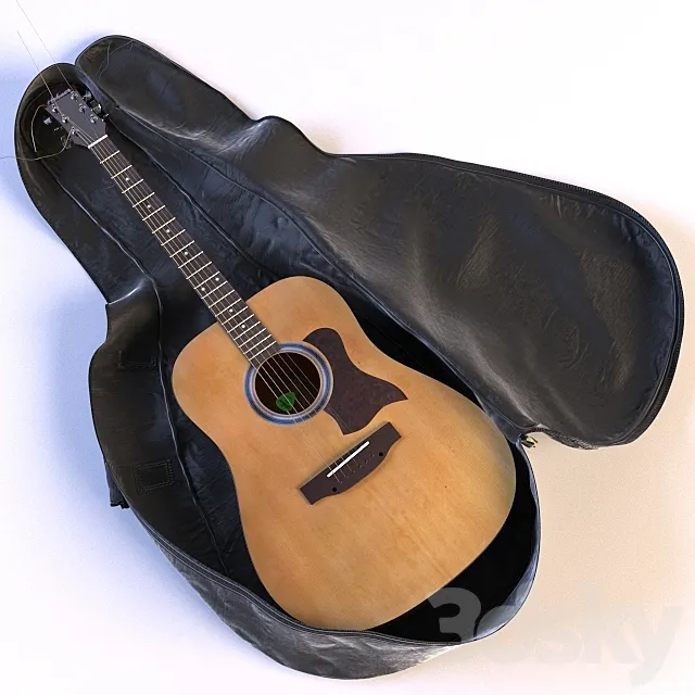 Guitar HOHNER and ROCKBAG 3ds Max