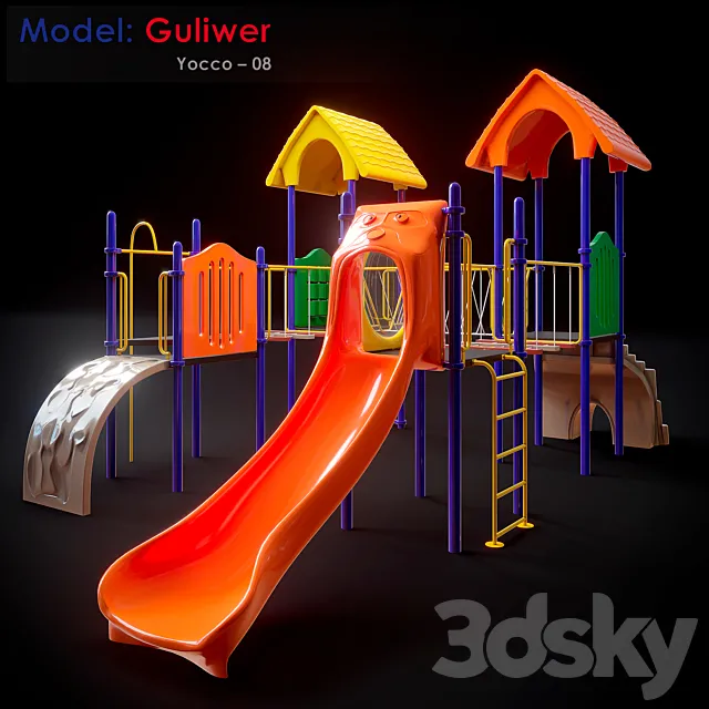 Guliwer (Yocco-08) 3DS Max Model