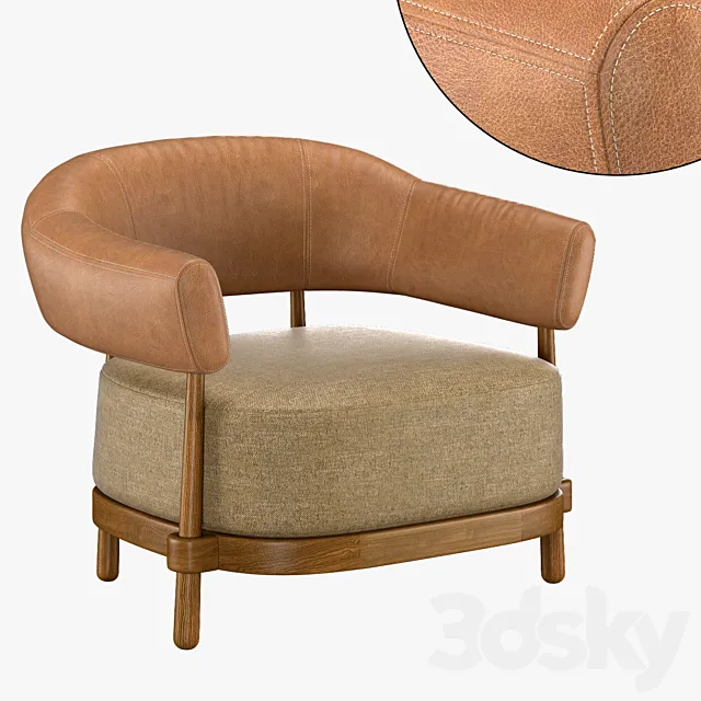 GUM armchair 3DS Max Model