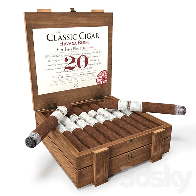 Gurkha The Classic Cigar: Havana Blend 3DSMax File
