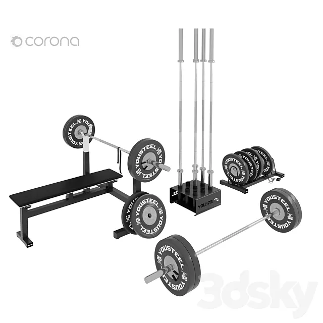 GYM 3DS Max Model